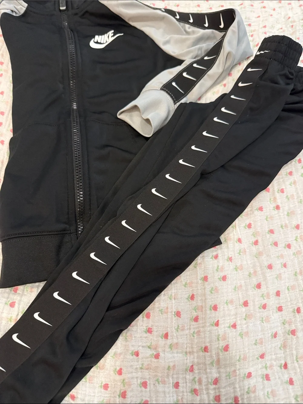 Nike Black and Gray Kids' Active Track Set - Picture 2 of 4